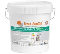 Tecno Prodist Tecpint Sol-Silicato Termic - Pintura Silicato para Interior Exterior, Transpirable