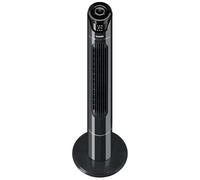tectake® Ventilador de Torre Silencioso, 110 cm, con Panel de Control LED, Tres Velocidades y Modos, Rotación y Temporizador, Ventilador de Pie con Mando - Antracita