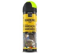 Tectane Pintura Spray Marcador DE Obra Amarillo MP 302 500 ML, Negro