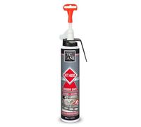 TECTANE SILICONA ALTAS TEMPERATURAS HT 400 Gris, Formador Juntas Altas Temperaturas, Resistente a Aceites y Lubricantes, Buena Adhesión a Superficies, Resiste de -60 ºC a +250 ºC, Cartucho 200 ml