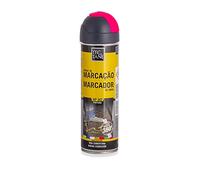 Tectane Spray de Pintura MARCADOR DE OBRA MP302 ROSA, 500 ML