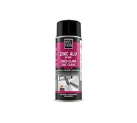 TECTANE ZINC CLARO BRILLANTE ZA 574 Color Metal Galvanizado, Spray Zinc, Secado Rápido, Adherencia a Mayoría de Metales, Resistente Altas Temperaturas, Admite Pintura, Interior y Exterior, Bote 400 ml