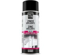 TECTANE ZINC CLARO BRILLANTE ZB 573 Color Metal Galvanizado, Spray Zinc, Fuerte Capacidad de Adherencia a Mayoría de Metales, Resistente a Altas Temperaturas, Interior y Exterior, Bote 400 ml