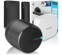 Tedee GO2 Alu Cerradura Inteligente con WiFi, Bluetooth y Sensor de Puerta, Acceso Remoto y Notificaciones por App, Bloqueo Automático sin Llave | Alexa, Google Home, Apple HomeKit, SmartThings Matter