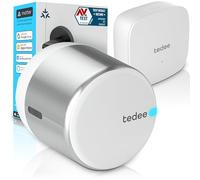 tedee GO2 Alu Cerradura inteligente con WiFi y Bluetooth | Aplicación para Acceso Remoto | Cerradura Inteligente con Desbloqueo automático | Alexa, Google Home, Apple HomeKit, SmartThings | Matter