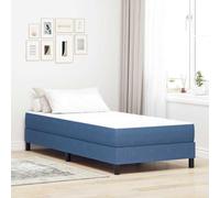 Teenpull Blue 90 x 200 cm Mattress for Bed Frame, Polyester Fabric Cover, Pocket Springs, Single Bed Size, Bedroom Comfort, Support for Daily Sleep, 100 kg MAX Load