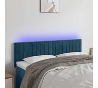 Teenpull Cabecero tapizado de Terciopelo marrón Oscuro 144x5x78/88 cm con LED Ajustable, Soporte Acolchado para Cama, Respaldo para Lectura y Descanso en Dormitorio Juvenil o hogar