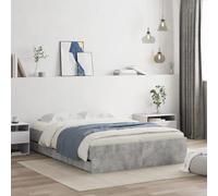 Teenpull Cama con cajones de Madera de ingeniería Gris hormigón tamaño 120x190 cm Estructura Resistente con Base de láminas y Amplio almacenaje Ideal para dormitorios Juveniles Adultos e Infantiles