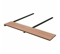 Teenpull Decking marrón WPC 400 x 14 x 2 cm 64 unidades Set con clips de acero inoxidable y separadores de plástico para jardín, terraza, patio, solución moderna de suelo