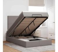 Teenpull Estructura de Cama con cabecero y Base de Almacenamiento lecho canapé abatible para Dormitorio Juvenil o Adulto con colchón de muelles ensacados y Topper Lavable en tamaño 120x190 cm