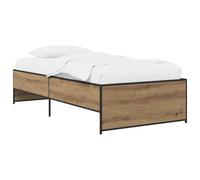 Teenpull Estructura de Cama Roble Artisan 80 x 200 cm con Base de Listones Resistente para Dormitorio Moderno y Funcional Soporte Estable para colchón Cama Nido abatible Ahorro Espacio