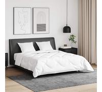 Teenpull Juego de edredón con almohada de 3 piezas de plumas blancas de plumas de plumón, 260 x 220 cm, transpirable y agradable para la piel, incluye funda de almohada y funda de edredón, ideal para