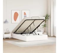 Teenpull Ottoman Bed Frame 150 x 200 cm Solid Pine Wood, Storage Bed Base, Gas Lift System, no slats Needed, Bedroom Platform for Adult Home with Easy Assembly and Space Saving Comfort