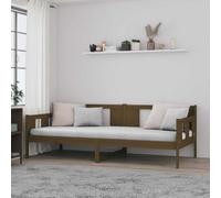 Teenpull Sofá Cama de Madera Maciza de Pino marrón Miel 90x190 cm Estructura Resistente para Dormitorio y hogar con Base de Listones y diseño rústico Ideal para Invitados y Espacios pequeños