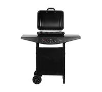Teesa bbq 2000 - barbacoa de gas con 2 quemadores, tsa0080, dimensione