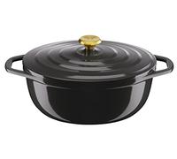 Tefal Air E2558904 - Cacerola Ovalada (30 cm, Aluminio Fundido, Antiadherente, inducción, con Tapa, más Ligera Que el Hierro Fundido), Color Gris
