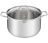 TEFAL B8647504 Intuition XL Grande marmite inox 36 cm / 20 L + Couvercle verre, induction