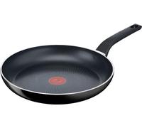 Tefal C27205, redonda, sartén multiusos, con revestimiento de titanio, de aluminio, con indicador de temperatura, con revestimiento cerámico, apta para gas y halogenos