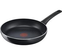 Tefal C27802 Generous Cook - Sartén (20 cm, revestimiento antiadherente, señal térmica, base de fusión térmica para todo tipo de cocinas, inducción, forma profunda, color negro