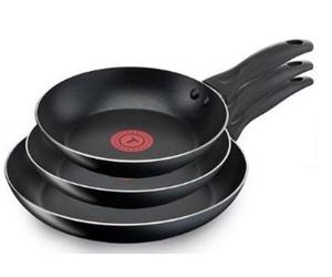Tefal C422s3 Negro - Set De Sartenes 20-24-26Cm