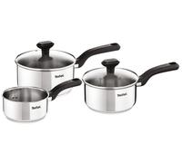 Tefal Comfort Max C973S3, Juego de utensilios de cocina, Acero inoxidable, Acero inoxidable, Sin revestimiento, , Silicona