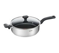 Tefal Comfort MAX - Cacerola (con Tapa, Acero Inoxidable), Plata, 26 cm
