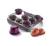 Tefal Kit iniciación repostería Creabake J304SS – 9 moldes muffins, 3 diamante, antiadherente