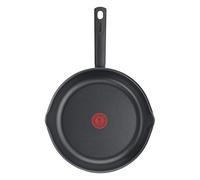 Tefal Day By Day On Sartén 24 cm con antiadherente de titanio, picos vertedores, Thermo-Signal, base difusora, forma profunda, apta para gas, vitrocerámica y eléctricas, no apto para inducción