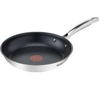 Tefal DUETTO+ G7320634, redonda, sartén multiusos, negra, acero inoxidable, titanio, 250 °C, acero inoxidable
