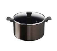 Tefal Easy Cook & Clean - Olla con tapa de cristal, 30 cm | Olla antiadherente para cocinar a fuego lento y cocer en reposo, termo-Signal para la temperatura, compatible con gas y