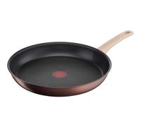 Tefal Eco-respect G2540602, redonda, sartén universal, de cobre, con revestimiento Titanium Pro, de aluminio, con superficie cerámica, apta para gas, halogenos, inducción y con placa sellada