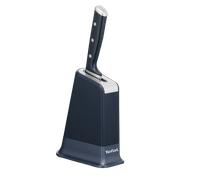 Tefal EverSharp Pro, Cuchillo de chef autoafilable + Bloque, Afilador integrado, Afilado duradero