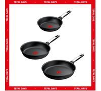 Tefal Expertise+ Set 3 Sartenes 20/24/28 cm Revestimiento antiadherente Compatible con inducción