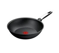Tefal Expertise+, Wok de 28 cm, Revestimiento antiadherente, Compatible con inducción, 4-5 personas