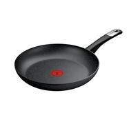 Tefal Explore Stone - Sartén 28 cm, Aluminio, Efecto Piedra | Sartén de 28 cm, Mango fijo, Revestimiento Antiadherente, Apto inducción, Thermo-Signal, Compatible con espátulas metálicas