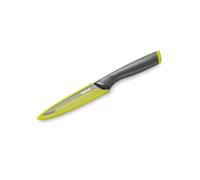 Tefal Fresh Kitchen - Cuchillo, Acero Inoxidable, Anthrazit/Gelb, 12 cm