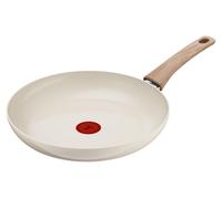 Tefal G02206, redonda, sartén universal, blanca, de cerámica, de aluminio, con indicador de temperatura