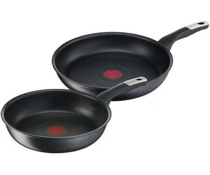 Tefal G25590, color negro, titanio, 175 °C, aluminio, cerámica, compatible con gas, halógeno, inducción, placa sellada, fabricado en Francia