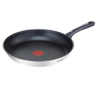 Tefal G7130214, redonda, sartén universal, acero inoxidable, revestimiento de titanio, 175 °C, acero inoxidable