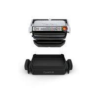 Tefal Gc714d Optigrill+ Contact Grill Con Bandeja De Cocina, Acero Inoxidable, Plata