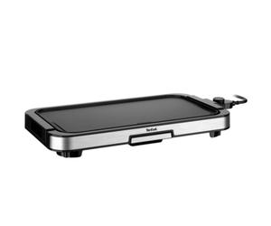 Tefal Giant Plancha, Parrilla Eléctrica, 2300W, Placa extraíble, 5 Ajustes de Temperatura, 12 Personas, Revestimiento Antiadherente