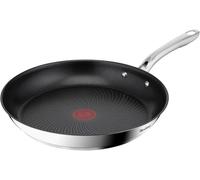 Tefal Infinite H81507 - Sartén de inducción (30 cm, antiadherente, señal térmica a temperatura ideal, fácil limpieza, apta para todo tipo de fuegos, acero inoxidable)