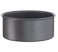 Tefal Ingenio - Cacerola (16 cm, 1,5 L, inducción, revestimiento antiadherente, apilable, apto para lavavajillas, fabricado en Francia, Natural Force L3962802, negro