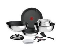Tefal Ingenio Comfort Max - Juego de 6 Piezas + 7 Acc, Acero inoxidable