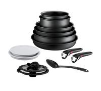 Tefal Ingenio Eco Resist, Set de Cocina de 13 Piezas, Apilable, Revestimiento Antiadherente, Mango extraíble, Compatible con inducción