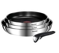 Tefal – Juego de 4 sartenes Ingenio Emotion L897S474, antiadherentes acero inoxidable para inducción
