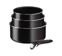 TEFAL Ingenio Essential Batería de 4 piezas, mango extraíble, 16/18/20 cm, antiadherente, apilable »L1539432«