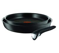 Tefal Ingenio Expertise - Juego de 2 Sartenes antiadherentes + Mango extraíble: Sartenes de 24 y 28 cm, mango intercambiable, Titanium Excellence, Thermospot, apto horno y lavavajillas