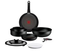 Tefal Ingenio Explore - Juego de 7 Piezas + 6 Accesorios, Aluminio | 2 Sartenes 22/26 cm + Wok 26 cm + 2 cazos 16/24cm + 6 Acc, Antiadherente, Apto inducción y horno, Thermo-Signal, Antiarañazos