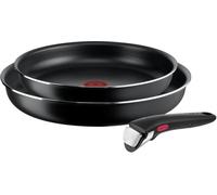 Tefal Ingenio L15490, color negro, aluminio, revestimiento de titanio, color negro, indicador de temperatura, desmontable